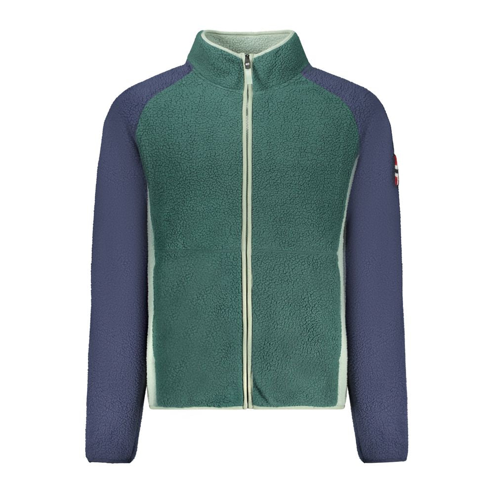Norwegen 1963 Grüner Polyester-Herrenpullover