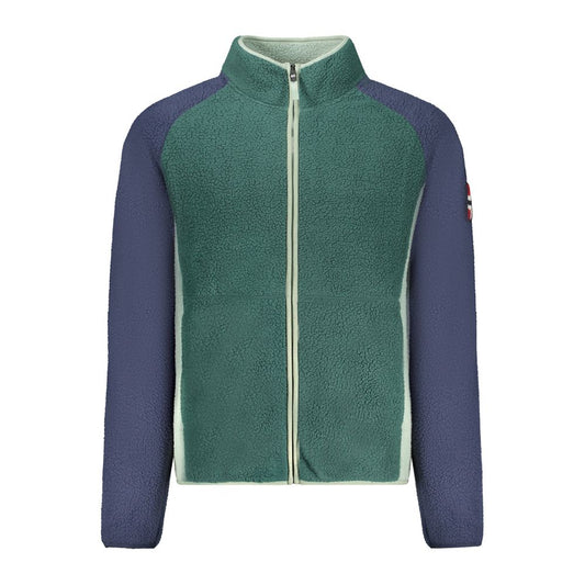 Norwegen 1963 Grüner Polyester-Herrenpullover