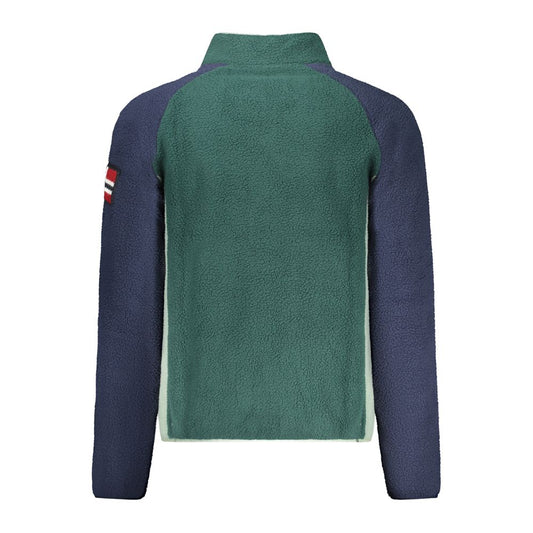 Norwegen 1963 Grüner Polyester-Herrenpullover