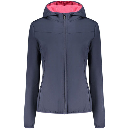 Norwegen 1963 Blaue Polyesterjacke für Damen