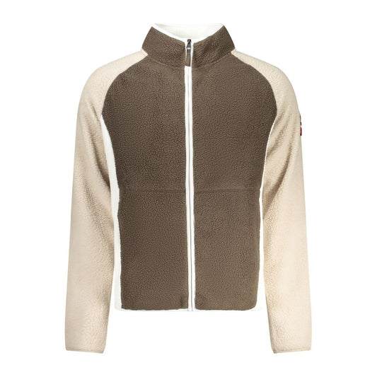 Norwegen 1963 Brauner Polyester-Herrenpullover