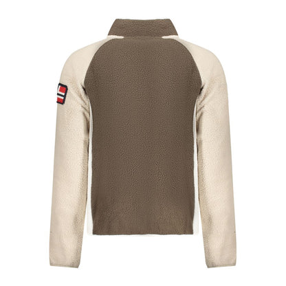 Norwegen 1963 Brauner Polyester-Herrenpullover