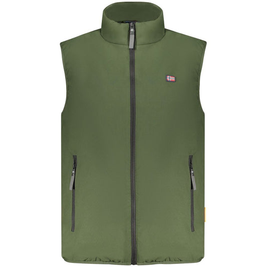 Norwegen 1963 Grüne Polyester-Herrenjacke