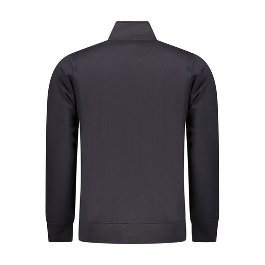 Gewehrblauer Baumwollpullover für Herren