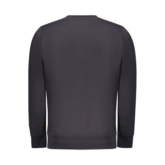 Gewehrblauer Baumwollpullover für Herren
