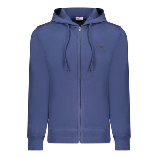 Gewehrblauer Baumwollpullover für Herren