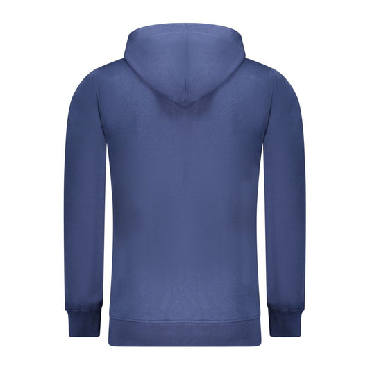 Gewehrblauer Baumwollpullover für Herren