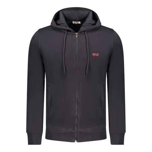 Gewehrblauer Baumwollpullover für Herren