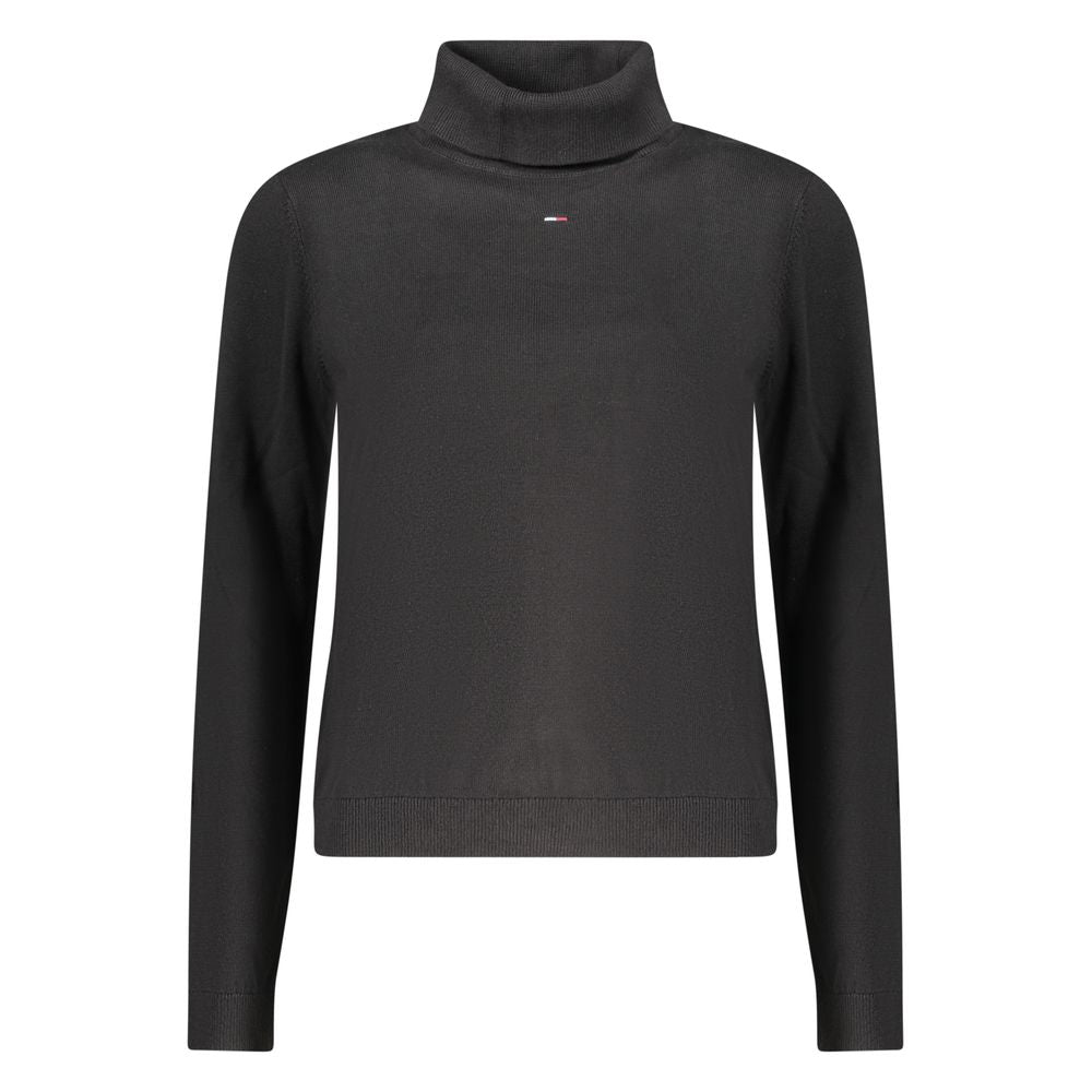 Tommy Hilfiger – Schwarzer Baumwollpullover für Damen