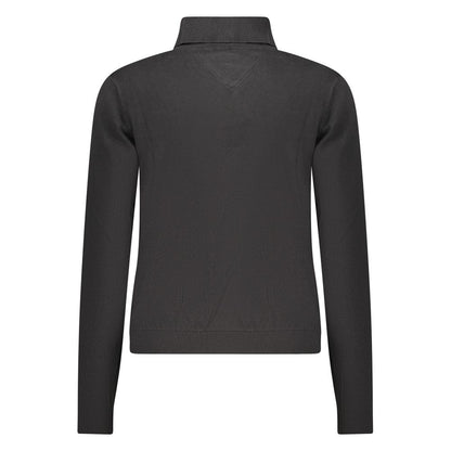 Tommy Hilfiger – Schwarzer Baumwollpullover für Damen