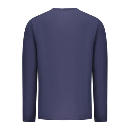 Norwegen 1963 Blaues Baumwoll-T-Shirt für Herren