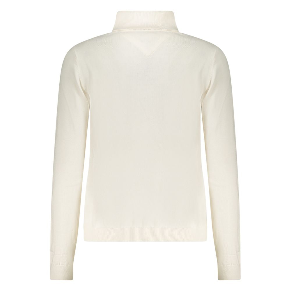 Tommy Hilfiger – Weißer Baumwollpullover für Damen
