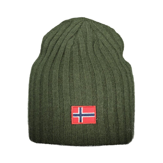 Norwegen 1963 Grüne Polyester-Männerkappe