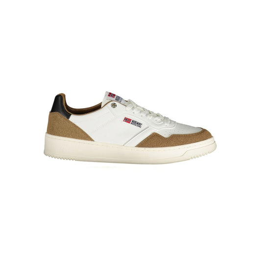 Norway 1963 Weißer Polyester Herren Sneaker