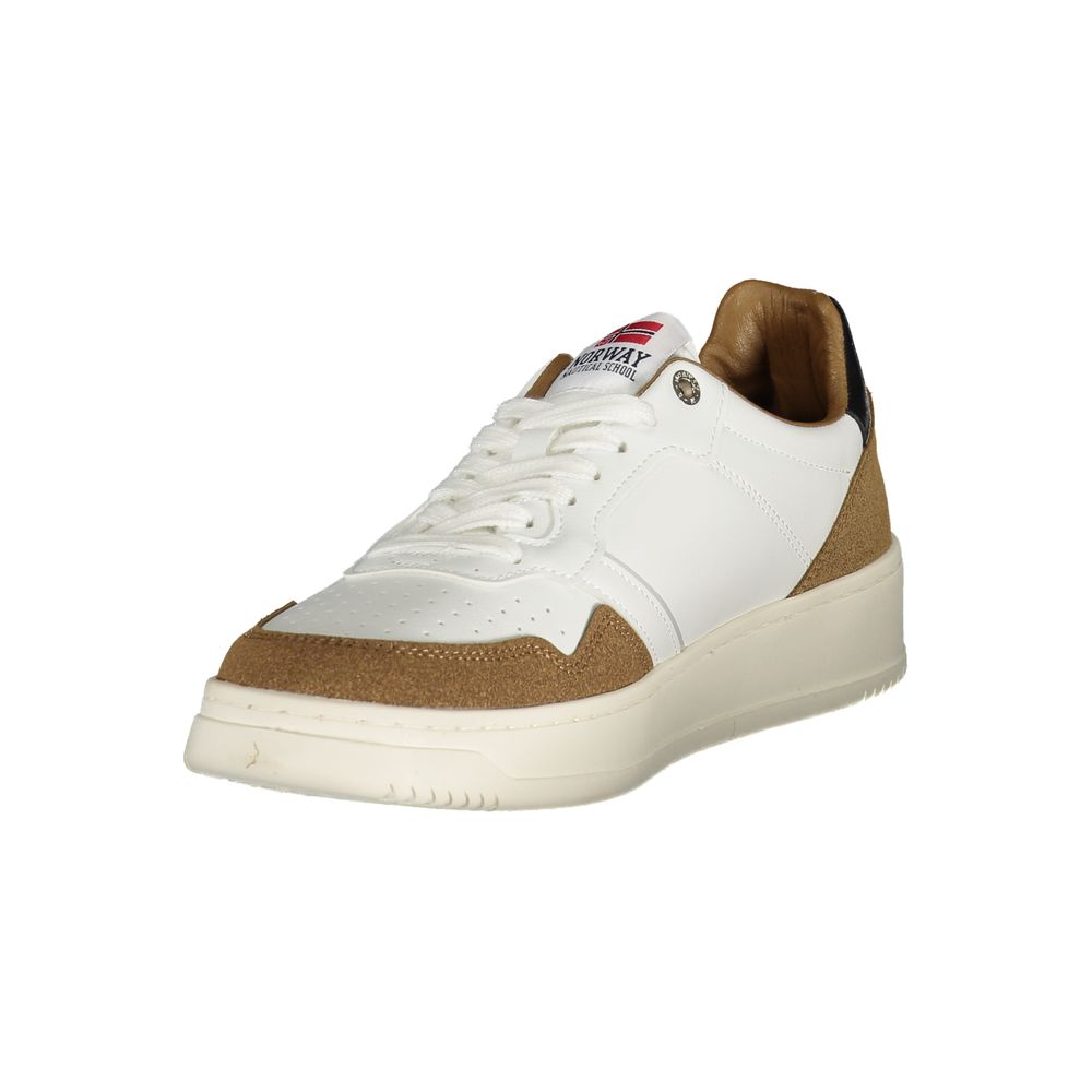 Norway 1963 Weißer Polyester Herren Sneaker