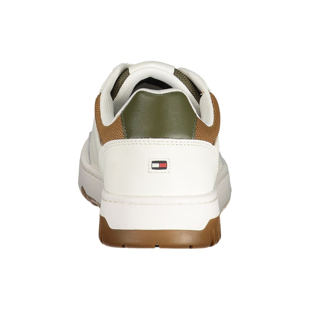 Tommy Hilfiger – Weiße Leder-Sneaker für Herren