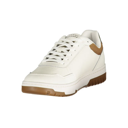 Tommy Hilfiger – Weiße Leder-Sneaker für Herren