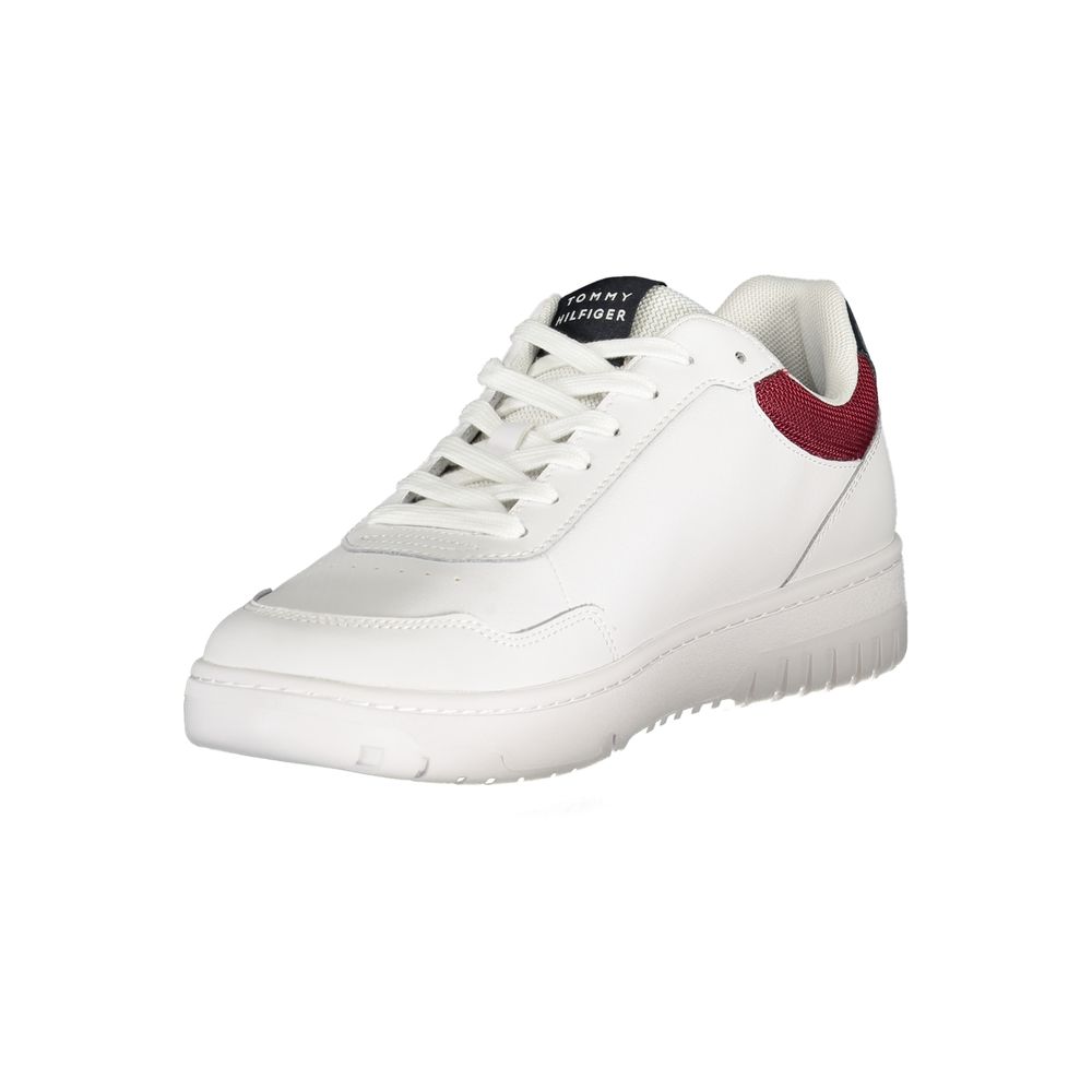 Tommy Hilfiger – Weiße Leder-Sneaker für Herren