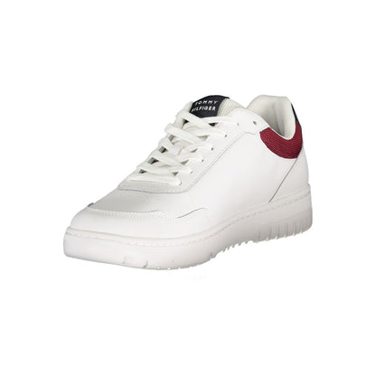 Tommy Hilfiger – Weiße Leder-Sneaker für Herren