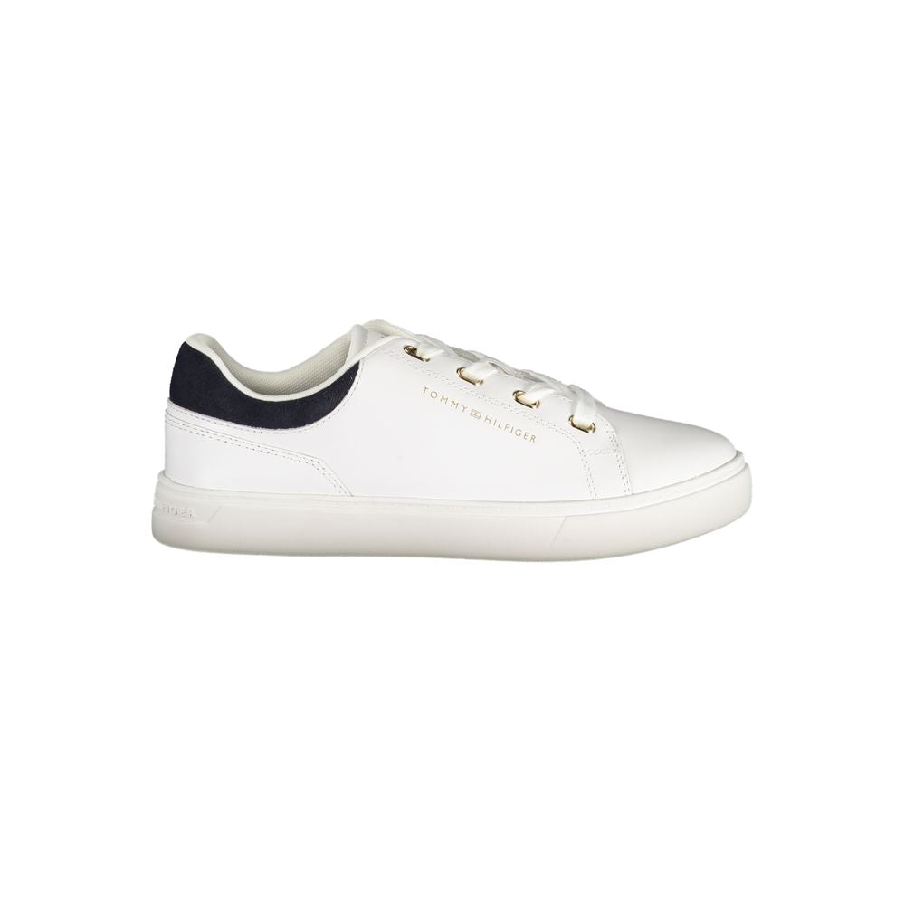 Tommy Hilfiger – Weiße Leder-Sneaker für Damen