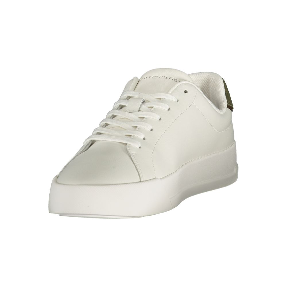 Tommy Hilfiger – Weiße Leder-Sneaker für Herren