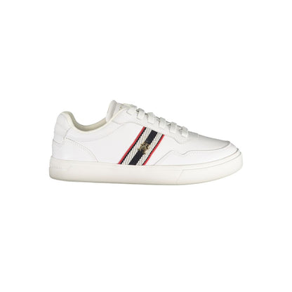 Tommy Hilfiger – Weiße Leder-Sneaker für Damen