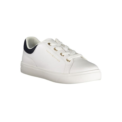 Tommy Hilfiger – Weiße Leder-Sneaker für Damen