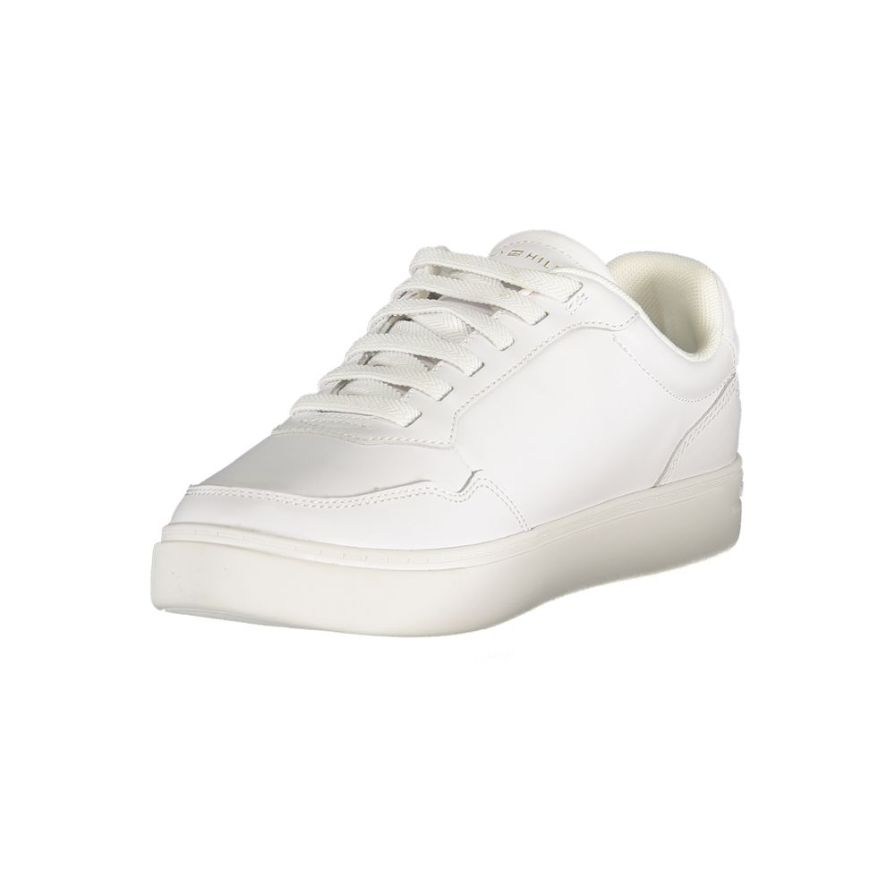 Tommy Hilfiger – Weiße Leder-Sneaker für Damen