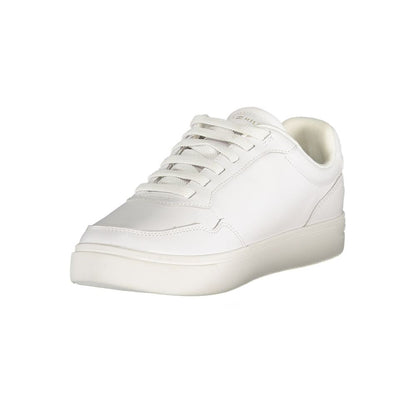 Tommy Hilfiger – Weiße Leder-Sneaker für Damen