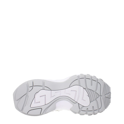 Versace – Klobige Sneakers aus weißem Stoff