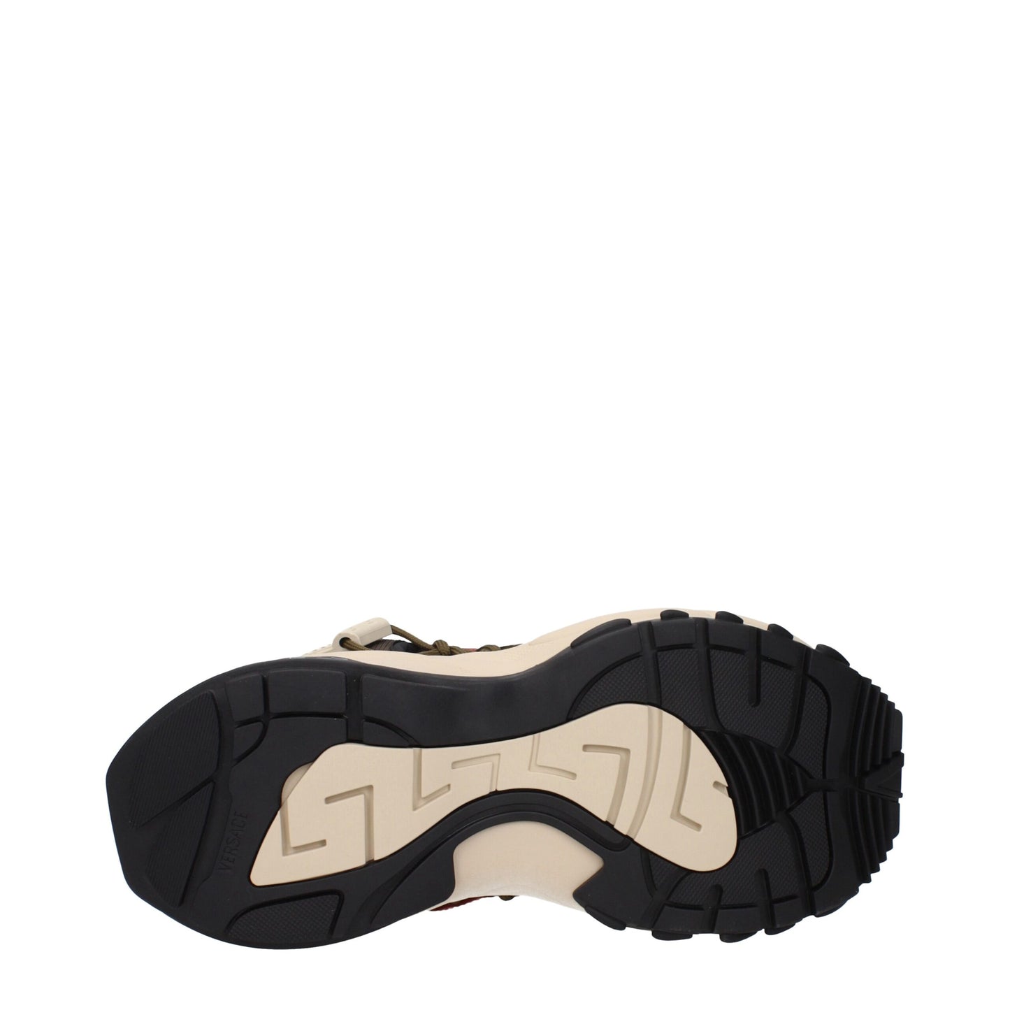 Versace Beige Sportliche Leder-Sneaker