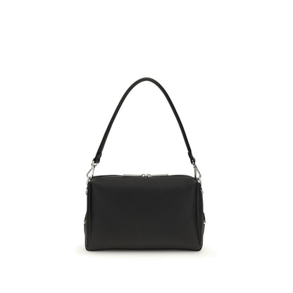 Fendi Schultertasche aus schwarzem Kalbsleder (Bos Taurus)