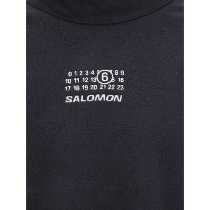 MM6 Black Polyester Sweatshirt