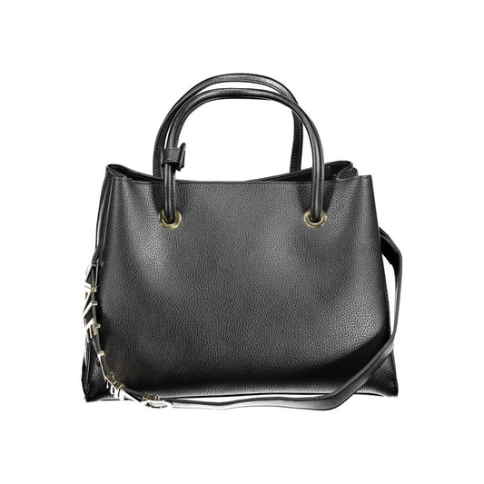 Mario Valentino Schwarze Polyethylen-Handtasche