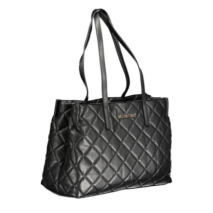 Mario Valentino Schwarze Polyethylen-Handtasche
