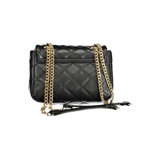 Mario Valentino Schwarze Polyethylen-Handtasche