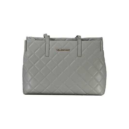 Mario Valentino Graue Polyethylen-Handtasche