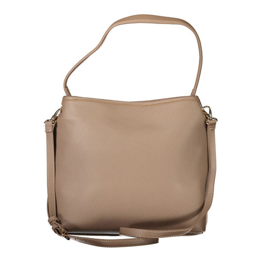 Mario Valentino Braune Polyethylen-Damenhandtasche