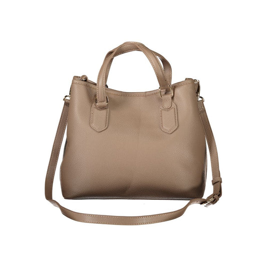 Mario Valentino Braune Polyethylen-Damenhandtasche