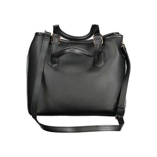 Mario Valentino Schwarze Polyethylen-Handtasche