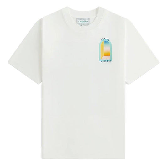 Casablanca Weißes Baumwoll-T-Shirt