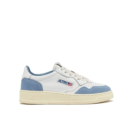 Autry – Weiße niedrige Leder-Sneaker