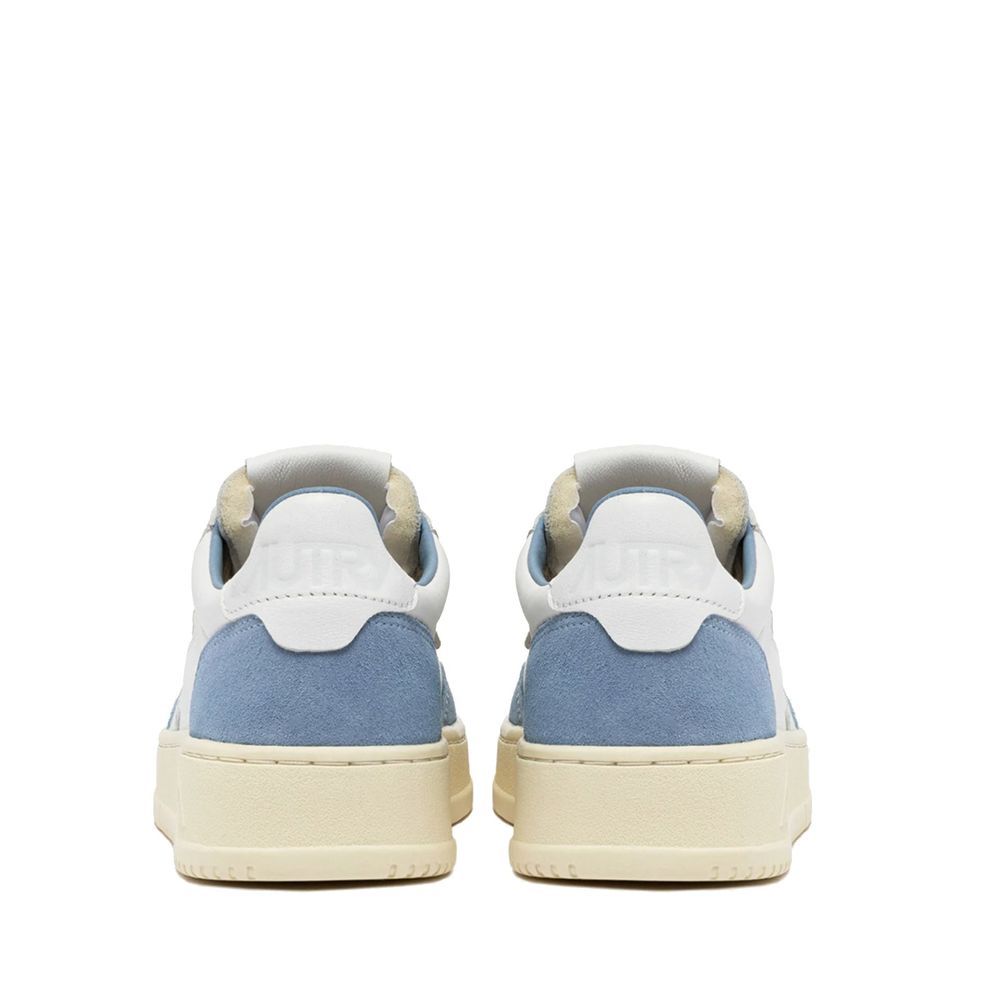 Autry – Weiße niedrige Leder-Sneaker