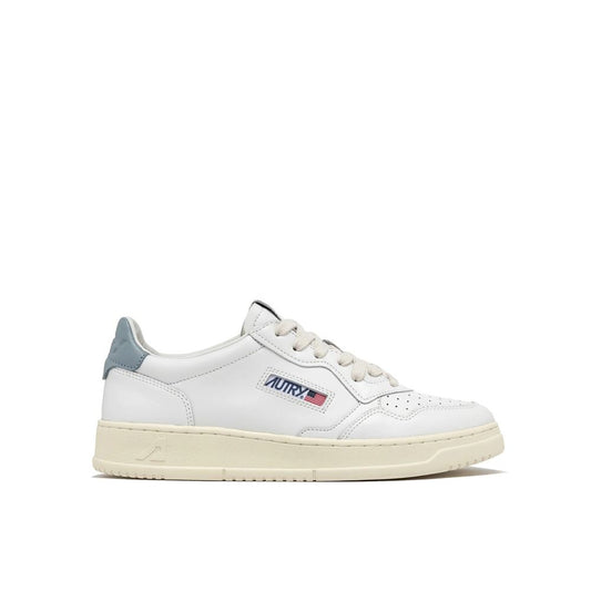 Autry – Weiße niedrige Leder-Sneaker