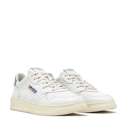 Autry – Weiße niedrige Leder-Sneaker