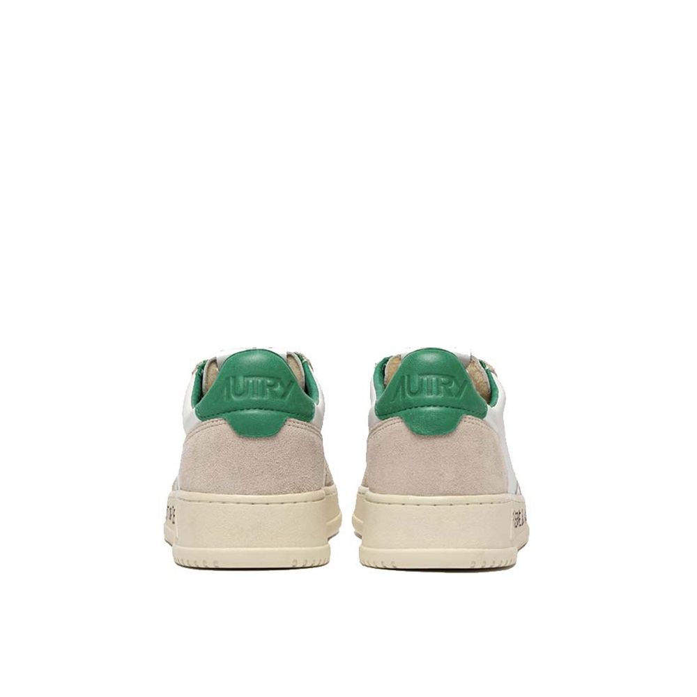 Autry – Weiße niedrige Leder-Sneaker