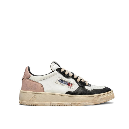Autry – Weiße niedrige Leder-Sneaker