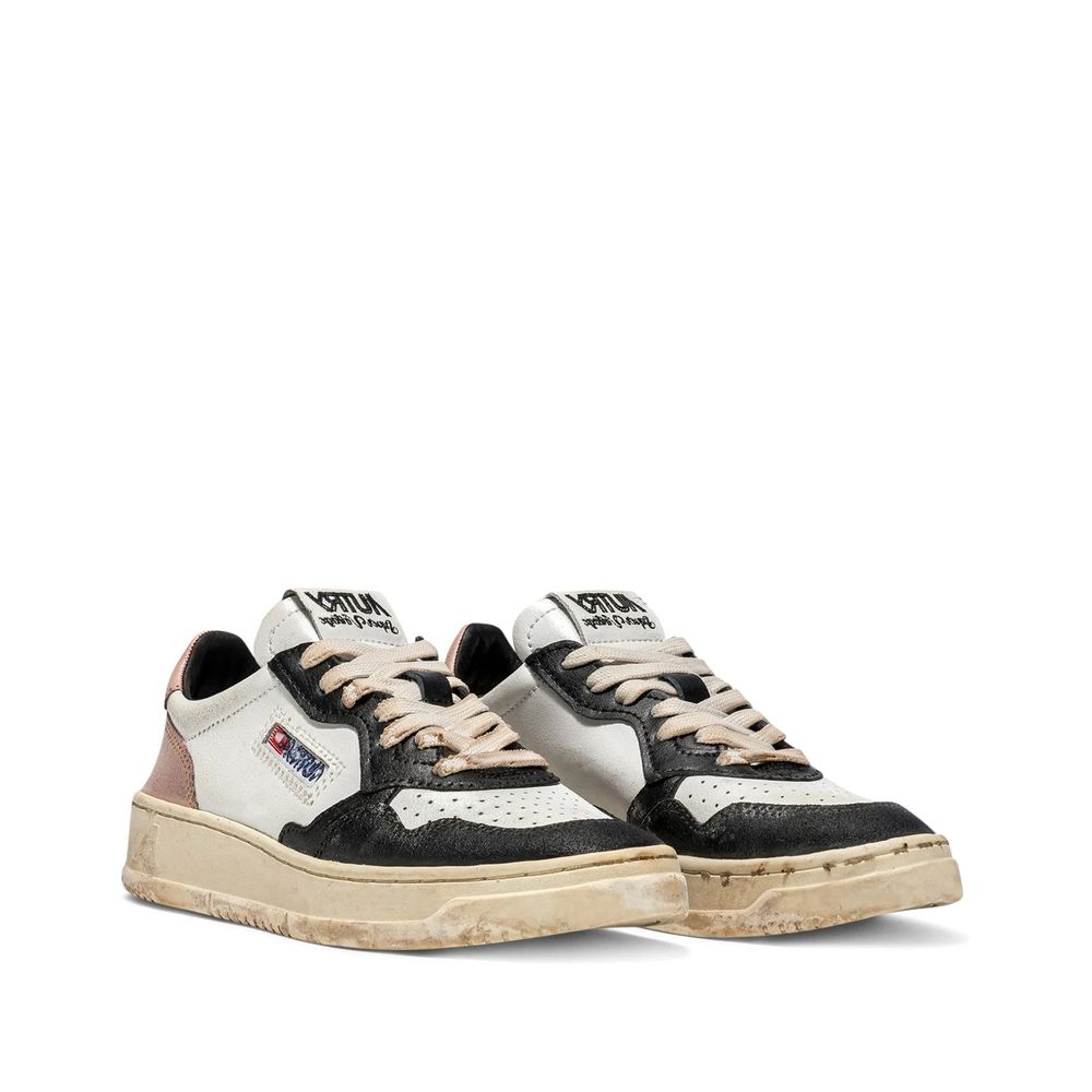 Autry – Weiße niedrige Leder-Sneaker