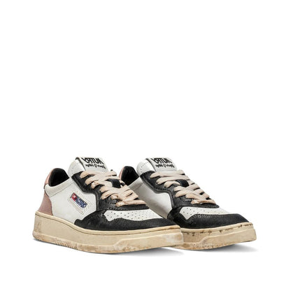 Autry – Weiße niedrige Leder-Sneaker