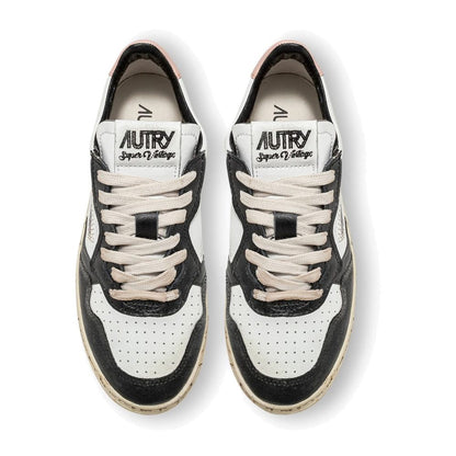 Autry – Weiße niedrige Leder-Sneaker